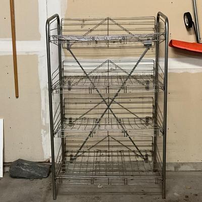 Metal shelving