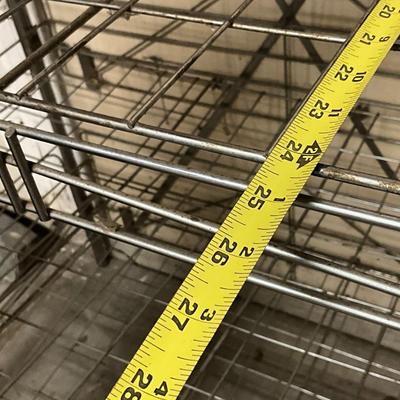 Metal shelving