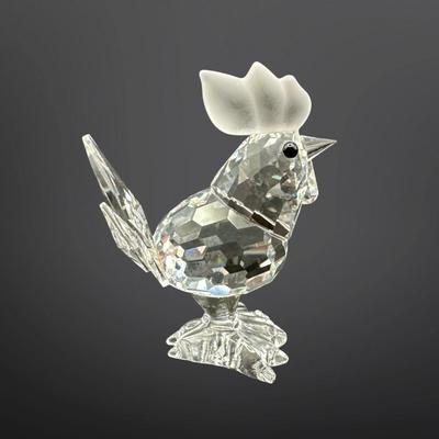 Swarovski Crystal Rooster Figurine
