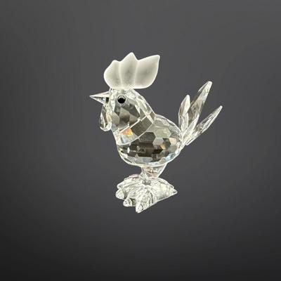Swarovski Crystal Rooster Figurine