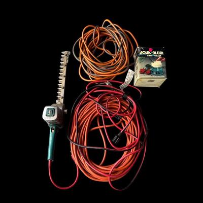 Electric cords and shears