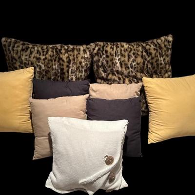 Assortment of pillows