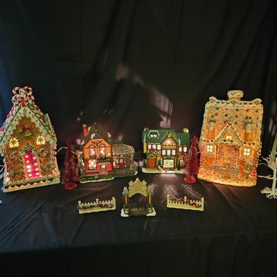 Ceramic Christmas Houses, Lights & More (GB2-JS)