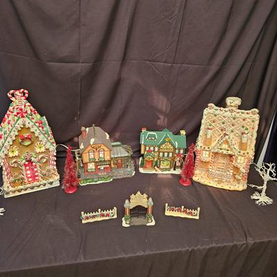 Ceramic Christmas Houses, Lights & More (GB2-JS)