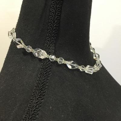 Gorgeous, vintage, crystal collar necklace
