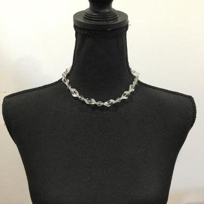 Gorgeous, vintage, crystal collar necklace