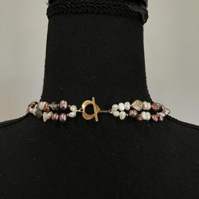 Absolutely gorgeous, genuine pearl double strand, necklace very nice beautifully made