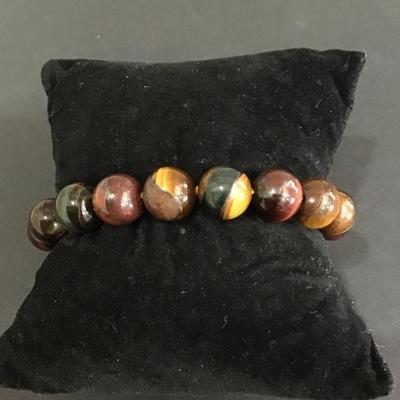 Tigers eye beaded stretch bracelet