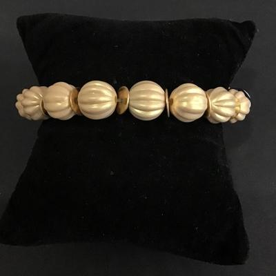 Cool unique beaded stretch bracelet