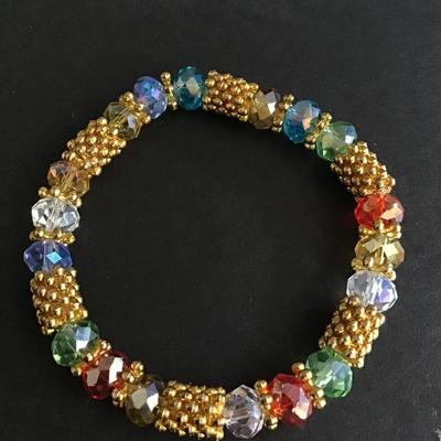 Beautiful crystal stretch bracelet