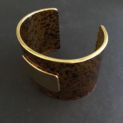 Vintage faux tortoise shell bracelet