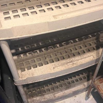Eight Sets of Plastic Shelves (G-RG)