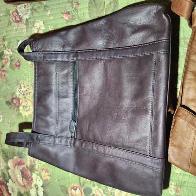 Lot of 5 Purses Boulder Ridge Leather, Giani Bernini, Etienne Aigner Handbags