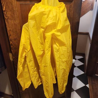K-way Hoodie Yellow 100% Polyamide Pullover with Pants Windbreaker