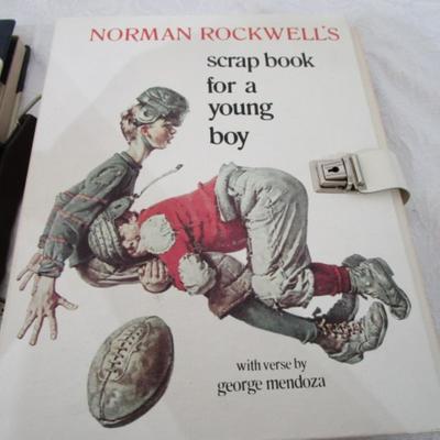 Sale Photo Thumbnail #86: "Norman Rockwell's Scrapbooks of a Young Boy", "Our Story, A Grandparents' Record Book"