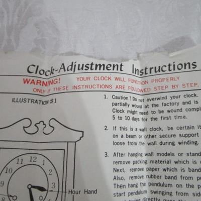 Sale Photo Thumbnail #133: Includes instructions & winding key, see pictures