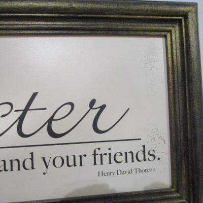 Sale Photo Thumbnail #235: "Character, Be true to your work, your word, and your friends", 3' x 14"