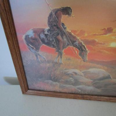 Sale Photo Thumbnail #246: By Marianne Caroselli, 17-1/2" wide x 21-1/2" tall, has non-glare glass