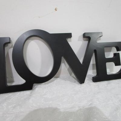 Sale Photo Thumbnail #327: Love sign is plastic, Welcome on is wood