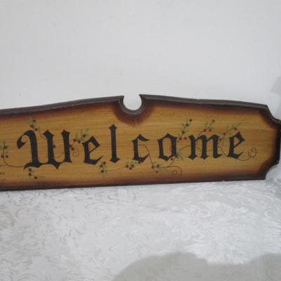 Sale Photo Thumbnail #326: Love sign is plastic, Welcome on is wood