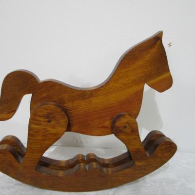Sale Photo Thumbnail #439: Shelves are 12" long, Horse is 13-3/4" long x 12" tall, See pictures