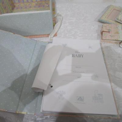 Sale Photo Thumbnail #471: Has small photo book keychain, picture frame, picture frame cards with envelopes, and larger baby photo album