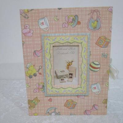 Sale Photo Thumbnail #457: Has small photo book keychain, picture frame, picture frame cards with envelopes, and larger baby photo album