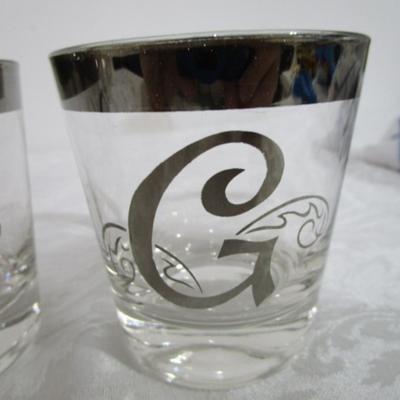 Sale Photo Thumbnail #475: Monogram is G, 3-3/8" tall x 2-7/8 in diameter, See pictures