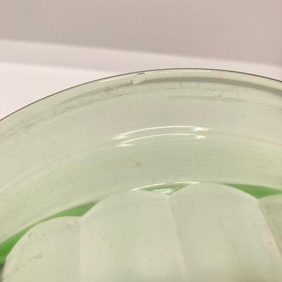 LOT 244: Four Uranium Glass Nesting Bowls