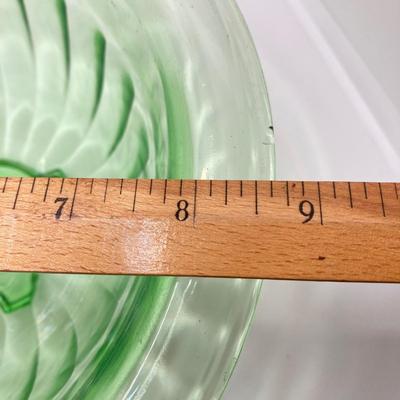 LOT 244: Four Uranium Glass Nesting Bowls