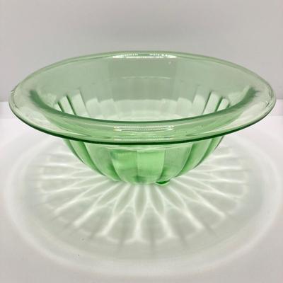 LOT 244: Four Uranium Glass Nesting Bowls