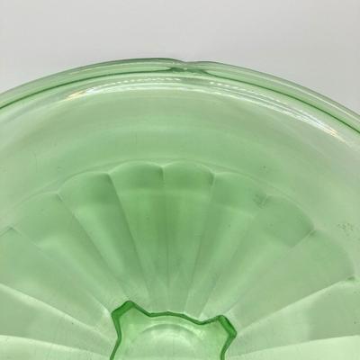 LOT 244: Four Uranium Glass Nesting Bowls
