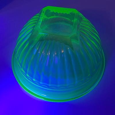LOT 244: Four Uranium Glass Nesting Bowls