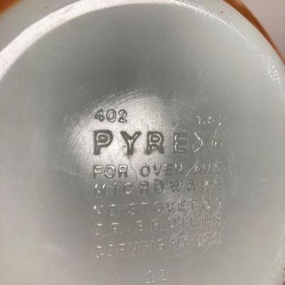 LOT 255: Collection of Five Pyrex Nesting Bowls - Early American, Homestead and Woodland Patterns