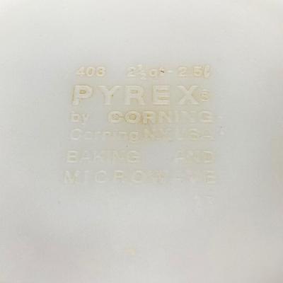 LOT 255: Collection of Five Pyrex Nesting Bowls - Early American, Homestead and Woodland Patterns
