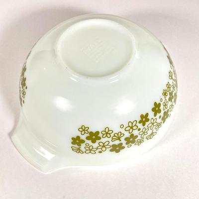 LOT 256: Four Vintage Cinderella Mixing Bowls - Spring Daisy Blossom, Autumn Harvest Wheat and Old Orchid