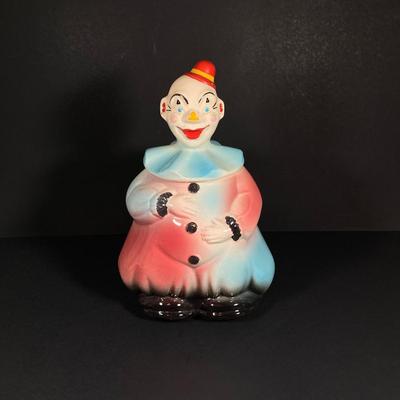 LOT 257: Vintage USA American Bisque Clown Cookie Jar