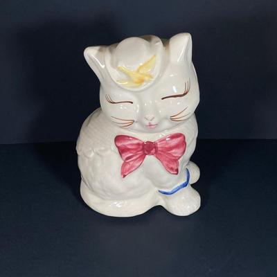 LOT 261: Vintage Shawnee Pottery Puss 'n Boots Cookie Jar