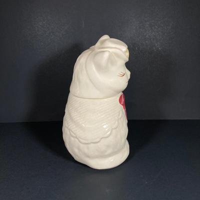 LOT 261: Vintage Shawnee Pottery Puss 'n Boots Cookie Jar