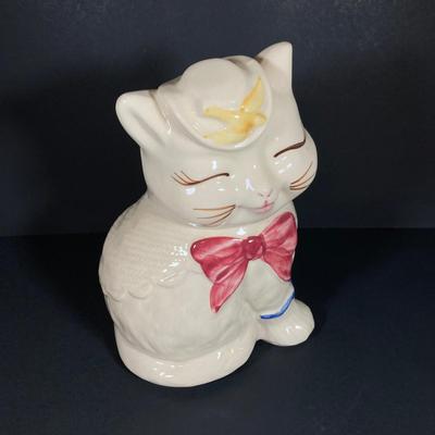 LOT 261: Vintage Shawnee Pottery Puss 'n Boots Cookie Jar