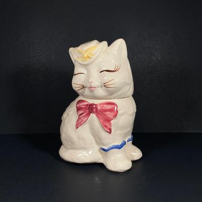 LOT 261: Vintage Shawnee Pottery Puss 'n Boots Cookie Jar