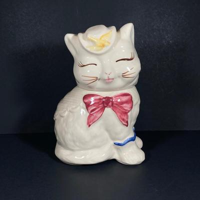 LOT 261: Vintage Shawnee Pottery Puss 'n Boots Cookie Jar