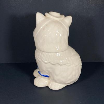 LOT 261: Vintage Shawnee Pottery Puss 'n Boots Cookie Jar