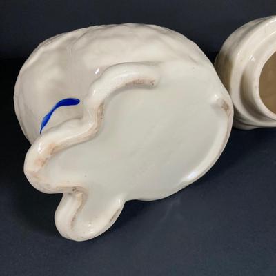 LOT 261: Vintage Shawnee Pottery Puss 'n Boots Cookie Jar