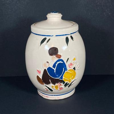 LOT 266: Vintage McCoy Pottery Dutch Boy Cookie Jar