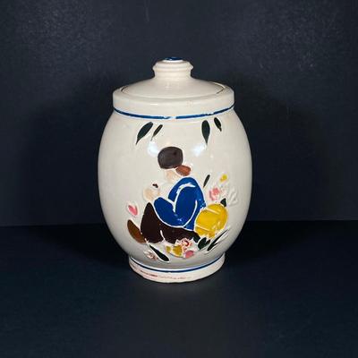 LOT 266: Vintage McCoy Pottery Dutch Boy Cookie Jar