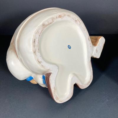 LOT 267: Vintage Sailor Boy Kitty / Cat Cookie Jar (Made in Japan)