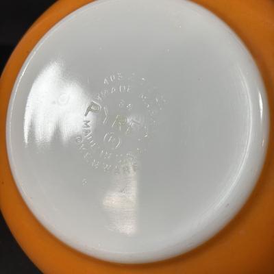 LOT 271: Vintage Pyrex Mixing Bowls: Old Orchard, Americana, Daisy Citrus & Flame Glo