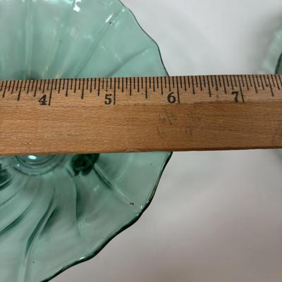 LOT 283: Vintage Utramarine Glassware w/a More Greenish Tint