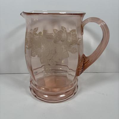 LOT 291: Pink Depression Glass Collection